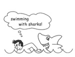 SWIMMING WITH SHARKS!