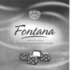 FONTANA LEDENE KOCKE FILLED CHOCOLATES-CHOCOLATS FOURRES KRAS 1911 ZAGREB