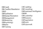 EBCOACH ; EBEI ; EBHR ; EBEMOTIONAL INTELIGENCE