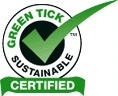 GREEN TICK SUSTAINABLE CERTIFIED