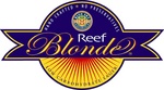 REEF BLONDE LOW CARBOHYDRATE LAGER HAND CRAFTED LOW CARBOHYRATED BLUE SKY BREWERY