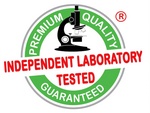 INDEPENDENT LABORATORY TESTED PREMIUM QUALITY GUARANTEED