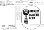 MILDURA DRAUGHT BEER