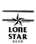 LONE STAR  BEER  THE NATIONAL BEER OF TEXAS