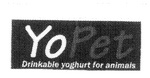 YOPET DRINKABLE YOGHURT FOR ANIMALS