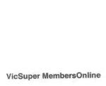 VICSUPER MEMBERSONLINE