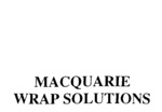 MACQUARIE WRAP SOLUTIONS