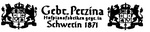 GEBR. PERZINA HOFPIANOFABTIKEN GEGR, IN SCHWETIN 1871