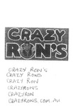 CRAZY RON'S ; CRAZY RONS ; CRAZY RON ; CRAZYRONS ; CRAZYRON ; CRAZYRONS.COM.AU