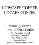 LOWCAFF COFFEE ; LOCAFF COFFEE