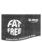 S SUNRISE HEALTHIEST POPULAR WORLDWIDE FAT FREE GLUTEN FREE, CHOLESTEROL FREE